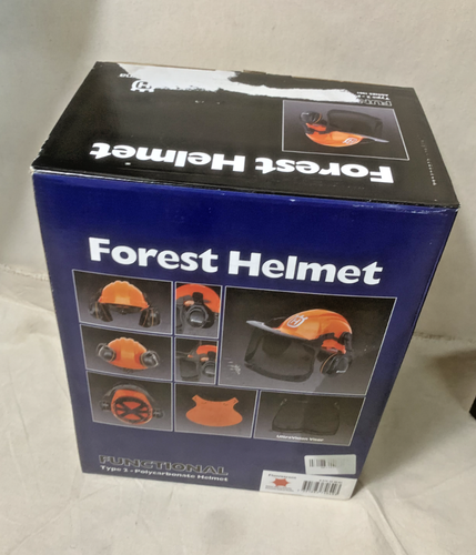 Husqvarna Type2 Forest Helmet Kit 5792440-01 Earmuffs and Mesh Visor Attached - Picture 13 of 13
