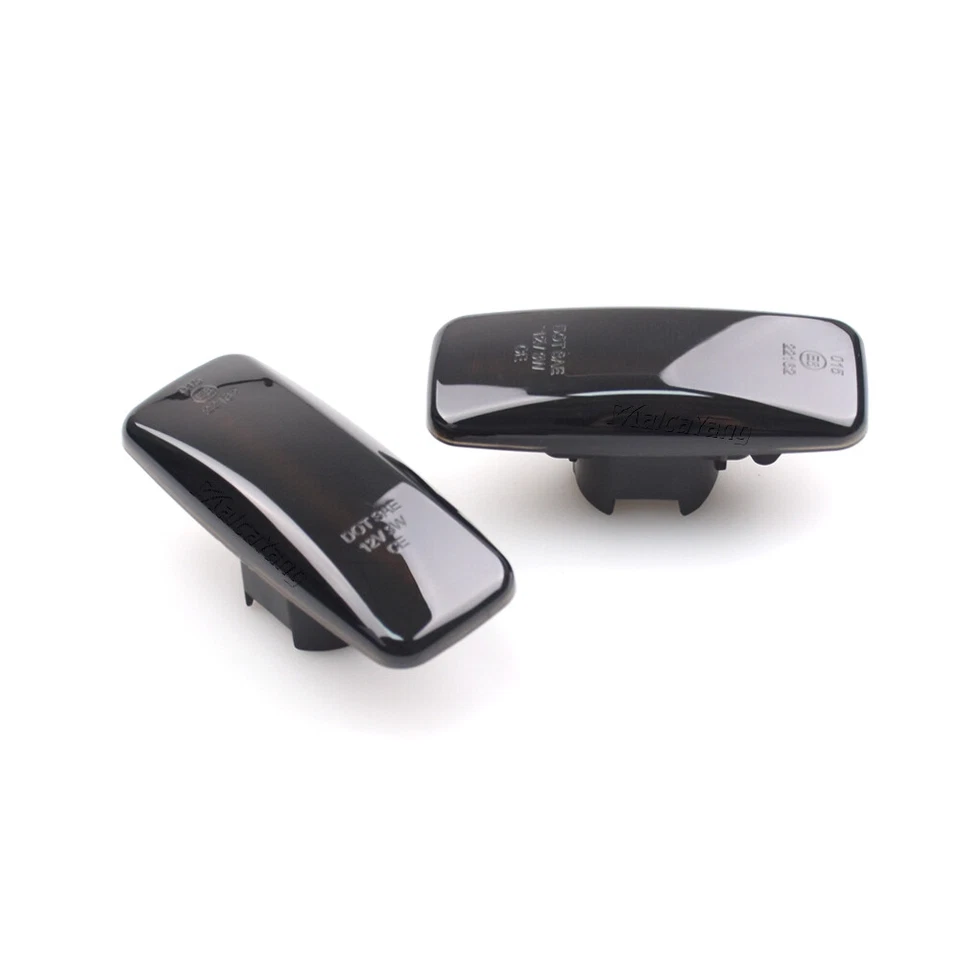 Black For Infiniti M35 M45 2005 2006-2007 3-Row LED Dynamic Side Marker Light - Image 4 of 4