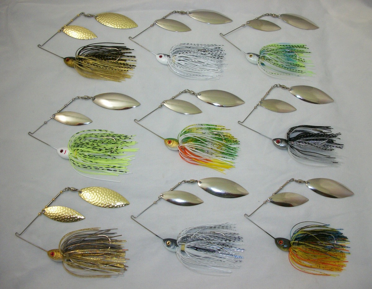 Lot De Jupes En Caoutchouc Pour Spinnerbaits - 10 Jupes, 1/2, Gabarit