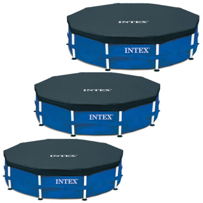 Intex Abdeckplane Abdeckung Frame Pool Poolabdeckplane 305,366,457 cm