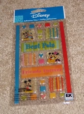 Disney EK Success Adhesive Tile Sticker ~ Mickey Best Pals