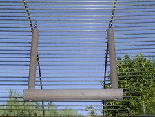 pipano Vogelschaukel 17 cm, Ø 20 mm für Vogelkäfig, Nymphensittich, VS20