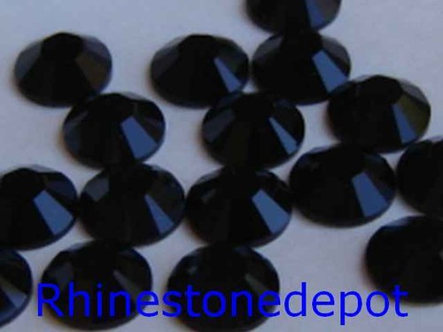 SS16 JET BLACK HOTFIX Preciosa Maxima Rhinestones 1 gross - 第 1/1 張圖片