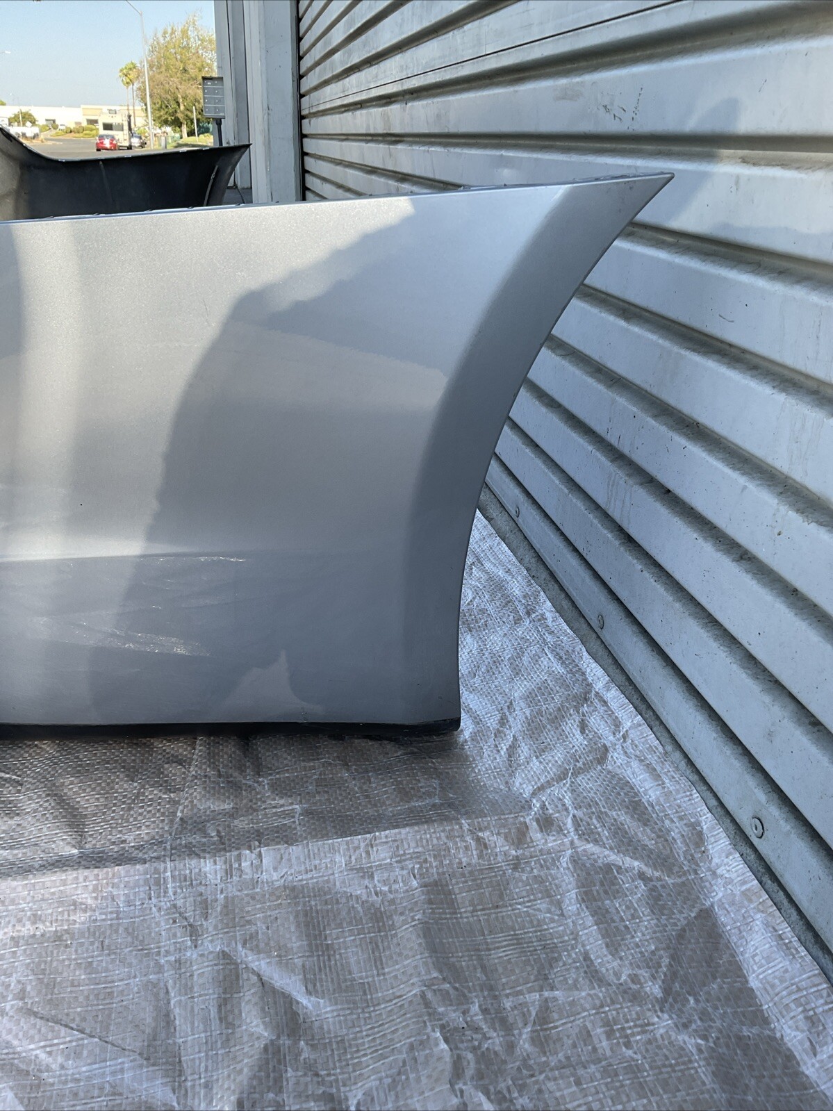 14-17 Maserati Quattroporte Q4/S Rear Bumper Cover Silver Paint Code 817/B OEM