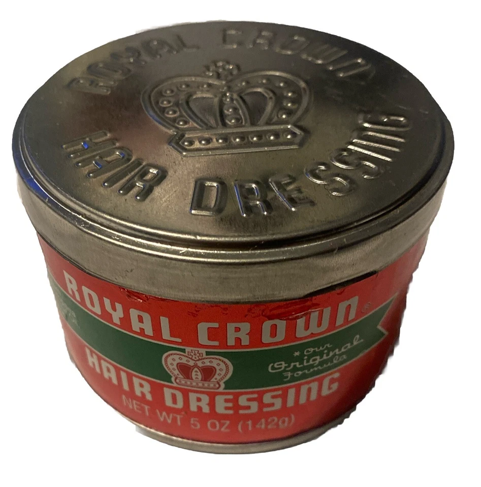 Aderezo para el cabello Royal Crown original 5 oz. Tarro Old Can Jar Easy Twist Off Nuevo Foto 2 de 4