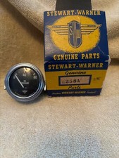 Vintage Stewart Warner Wings Scta Oil Pressure Gauge D358 A Scta Hotrod Sw