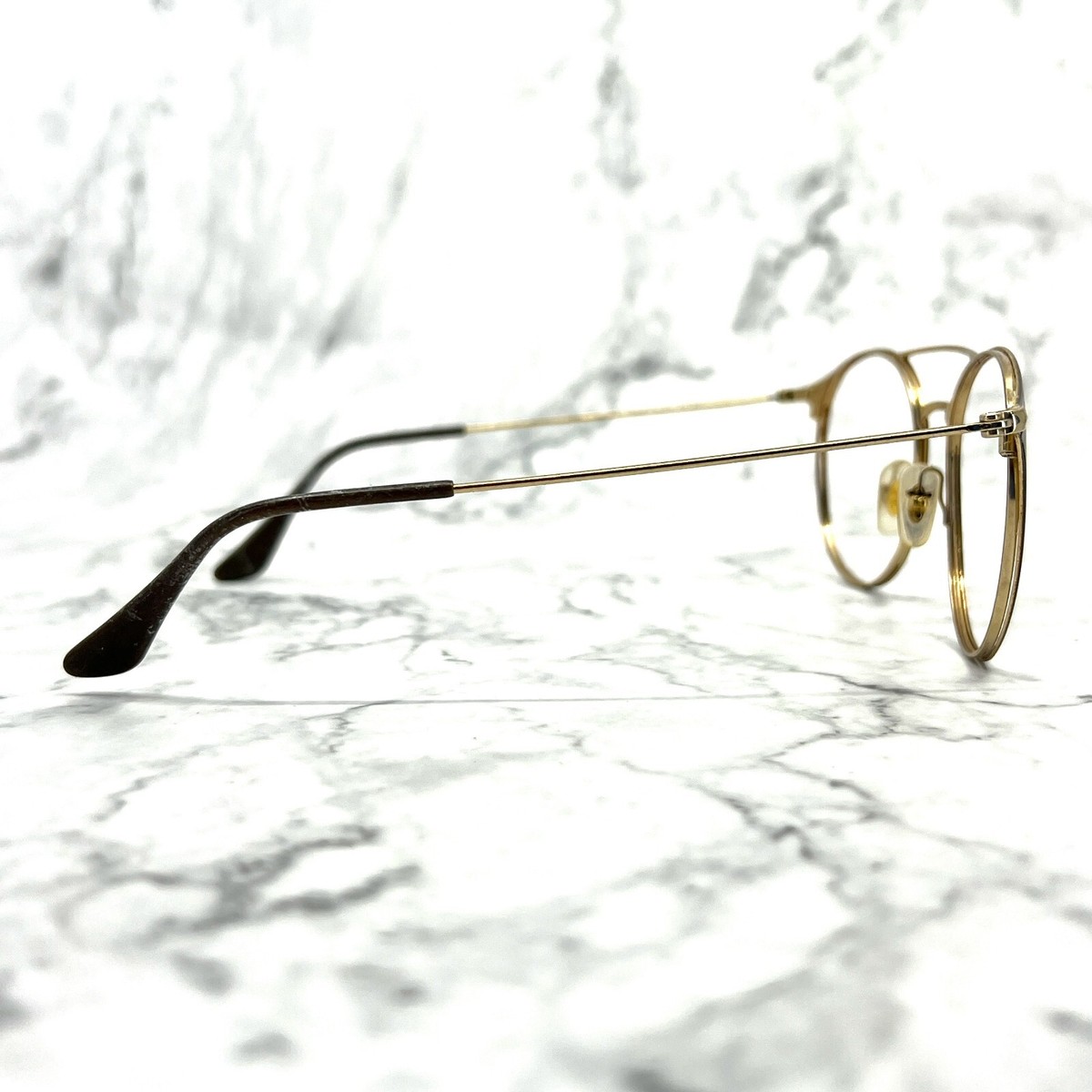 Ray-Ban RB3546 9009/85 Sunglasses Full Rim Brown Gold Round 