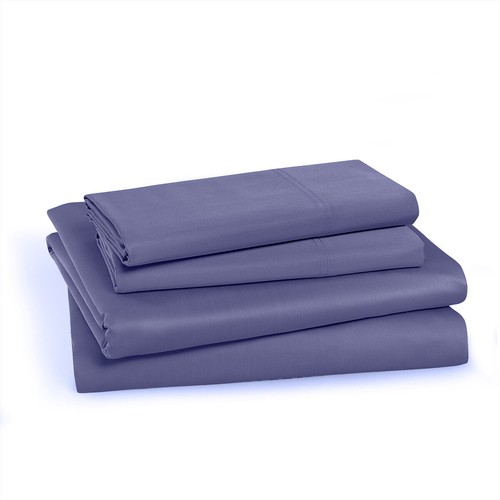 100% Cotton Cool Egyptian Percale Weave Crispy Soft Breathable Sheets Set - Picture 7 of 7