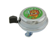 ALTALINE BOLT-ON STYLE CARTOON LION PRINT BICYCLE STEEL BELL.