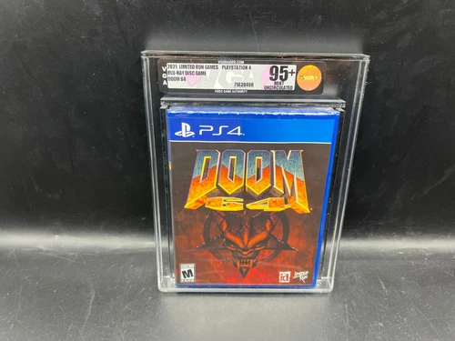 Doom 64 LRG PS4 VGA 95+ FACTORY SEALED GEM MINT WATA