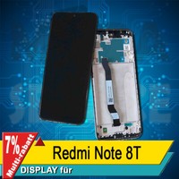 Display FüR Xiaomi Redmi Note 8T Komplettes Bildschirm Lcd Touch Rahmen Schwarz