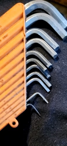 Unbrako Allen Wrench Set Original Case Key Case Set No.6 Large Hex Wrench - Picture 2 of 8