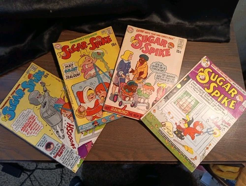 VTG-DC Superman Comics-Sugar And Spike-lot Of 4
