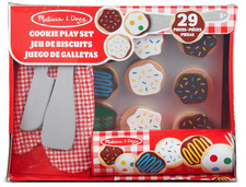 Melissa & Doug SLICE & BAKE COOKIE SET Wooden Preschool Pretend Play Toy