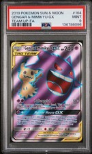 Gengar & Mimikyu GX (Full Art) 164/181 Sm-Team Up Holo LOW POP (CLEAN! Regrade?) on eBay