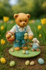 Cherished Teddies Donald “Friends Are Egg-ceptional Blessings” W/Box & COA