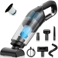 Handheld Vacuum Cordless, 26,000 Pa High Power Suction, Portable Rechargeable...