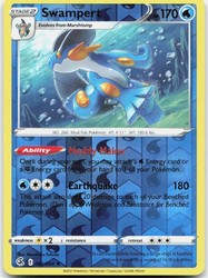 Swampert 064/264 Fusion Strike Reverse Holo Pokemon TCG