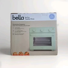 bella Air Fry Toaster Oven, 7 Preset Cooking Options Power 1700W- 25QT Seaglass