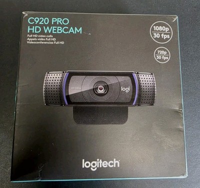 NEW LOGITECH C920s PRO HD WEBCAM FULL HD 1080p  BLACK