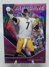 Ben Roethlisberger 2020 Rookies & Stars #AB-14 Airborne Insert Pink Prizm /50