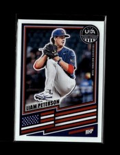 2026 Panini Stars & Stripes Prizm USA Baseball #143 Liam Peterson QTY
