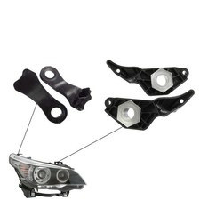 4X Soportes de reparación de faros izquierdo+derecho para BMW E60 E61 525i 530i 540i 545i 550i