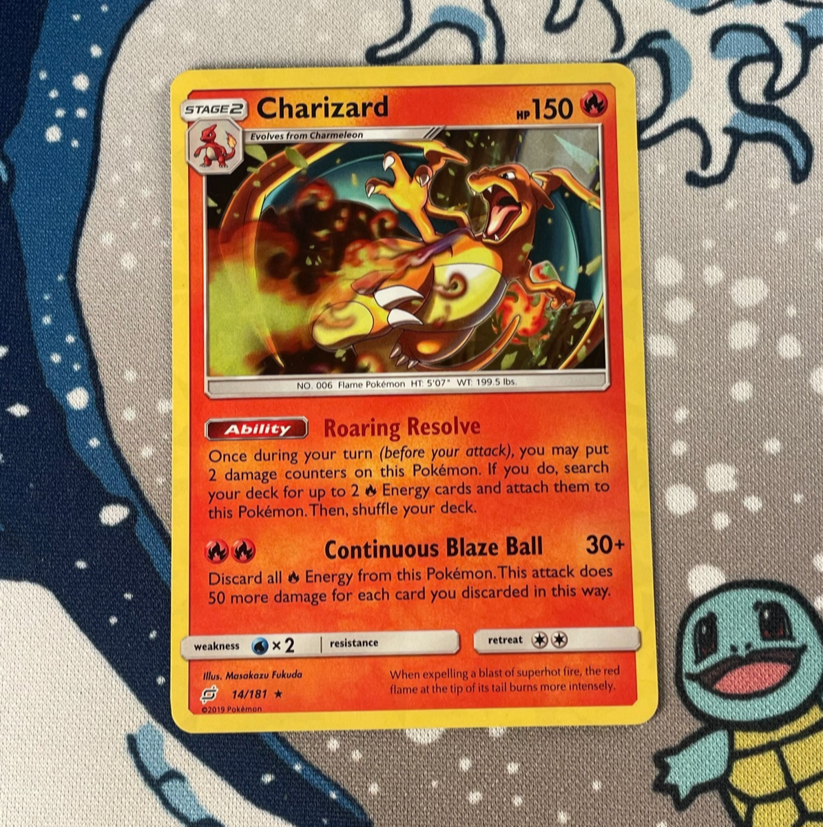 Charizard 14/181 Cracked Ice Holo Promo Sun & Moon Team Up Pokemon