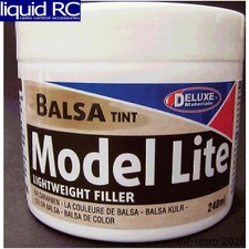 Deluxe Materials DLMBD6 Model Lite Balsa Filler Balsa Brown: 240cc