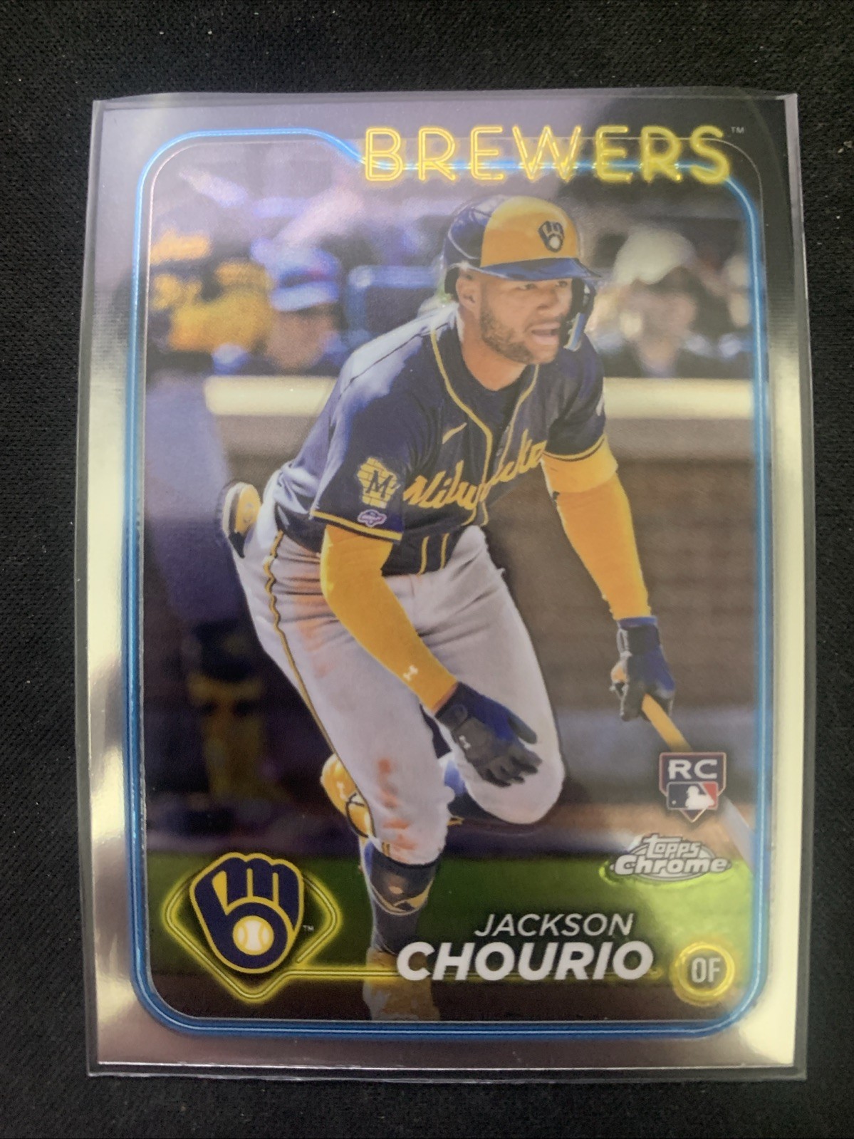 2024 Topps Chrome - Jackson Chourio #161 Refractor (RC)