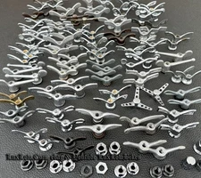 NOS Vintage Bicycle Axle WINGNUTS 26 tpi CrAzY HuB NuTs RoadBike Freewheel Front