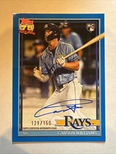 2026 Topps Series 1 Carson Williams 1991 Topps Rookie Card Autograph Blue/150