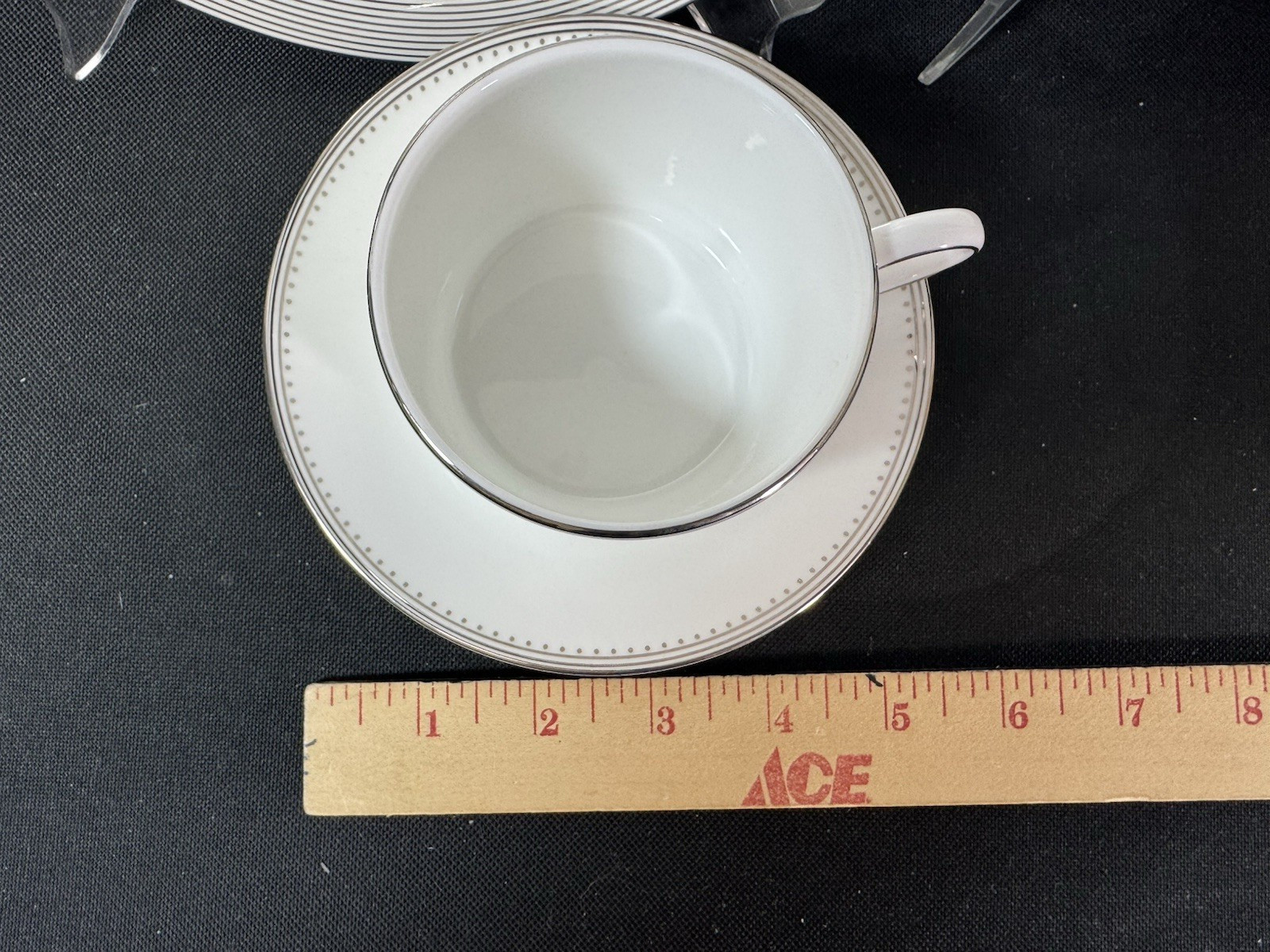 Wedgewood VERA WANG GROSGRAIN~Bone China~(1)~5 piece place setting~England~Mint