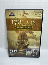 1701 A.D. Gold Edition PC Complete w/ Manual & The Sunken Dragon Expansion DVD