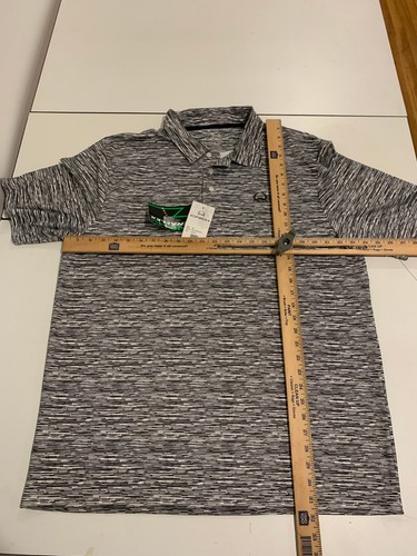 Cinch Shirt XXL Gray Digi Performance Polo Golf Arenaflex Western Cowboy Rodeo - Picture 7 of 9