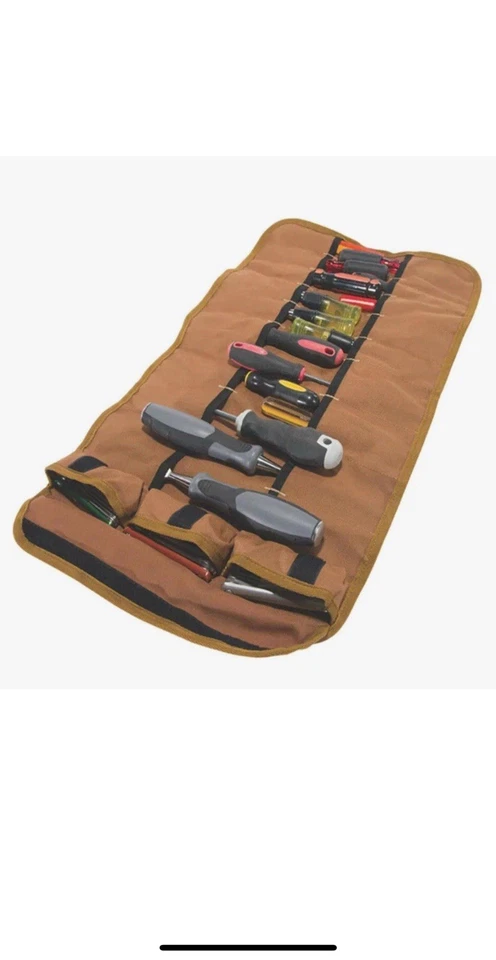 Carhartt CT0355 18-Pocket Utility Roll, Brown *NEW* - Image 2 of 4