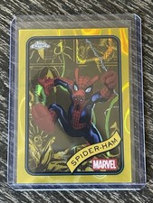 2025 Topps Chrome Marvel Yellow Lava Refractor Spider-Ham #142