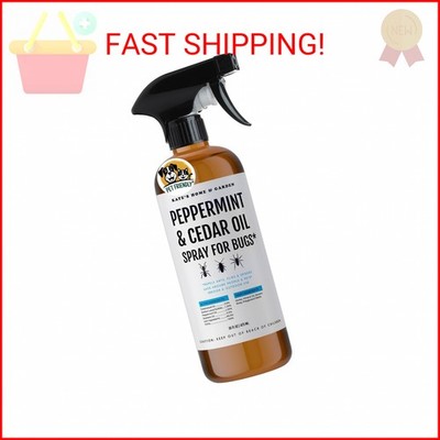 Kate's Home & Garden Peppermint Oil Spray for Bugs, Ants, Insects, Spiders, Roac