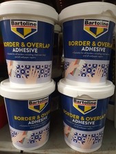BARTOLINE BORDER & OVERLAP ADHESIVE FOR VINYL WALLPAPER PASTE STICK GLUE 500g