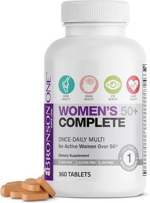 Complete Multivitamin & Multimineral für Frauen 50+, 360 Tabletten