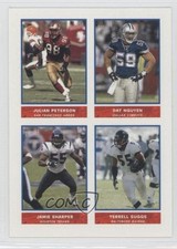 2004 Bazooka Stickers Julian Peterson Dat Nguyen Jamie Sharper Terrell Suggs 2j3