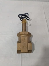 NIBCO Gate Valve: Rising Stem, 2" Pipe, Threaded, Bronze NL2H00D