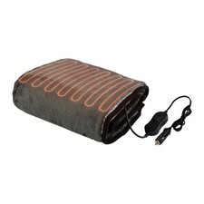 Heated Car Blanket - 12V Heated Blanket for Car, Truck, RV or Carbon Gray
