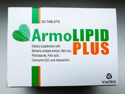 ARMOLIPID Plus - Cholesterin Triglyceride Herzgesundheit Unterstützung -...