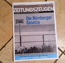 ZEITUNGSZEUGEN Nr. 16 Die Nürnberger Gesetze 1935 Bizarre Rassentheorien 🔴🔵🔴