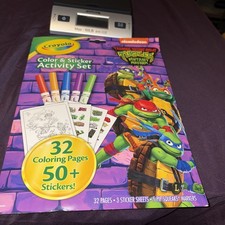 Crayola Color Wonder teenage mutant ninja turtles color  sticker activity set