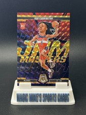 Bub Carrington 2024-2025 Panini Mosaic Jam Masters #7 Reactive Yellow Prizm /99