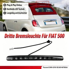 Dritte Bremsleuchte Rückleuchte Für FIAT 500 2009-2018 68140780AA Schwarz