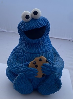 Krümelmonster Keksdose 1997 Applause Kunststoff Vintage Sammlerstück Muppets Show