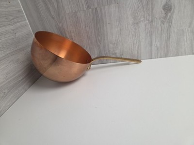 Mauviel Kupferpfanne 20 cm Durchmesser perfekt für Eiweiß Zabaglione Schlagsahne
